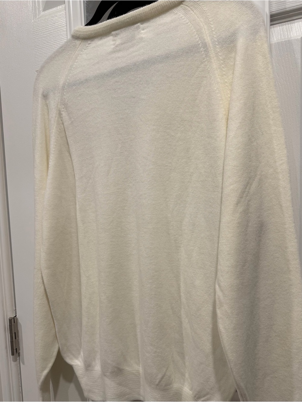 Vintage Dior Men’s Ivory V-Neck Sweater - Picture 3 of 9